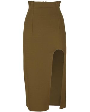 ALESSANDRO VIGILANTE High waist skinny jeans - Grün