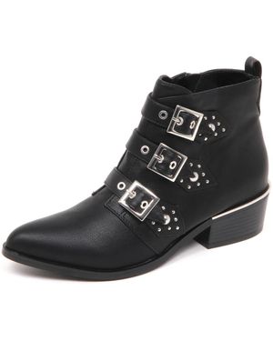 GAUDI Eco Leder Knöchelstiefel - Schwarz
