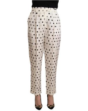 Ermanno Scervino Tapered Trousers - Natural