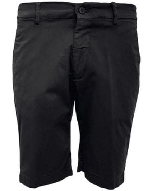 BERWICK  1707 Casual Shorts - Zwart