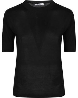 Max Mara Round-Neck Knitwear - Noir