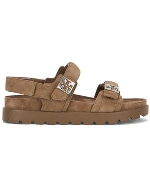 Tory Burch Flat Sandals - Marrón