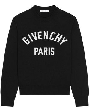 Givenchy Hoodies & Sweatvesten ,Zwart ,Katoen Couture Seam Crewneck