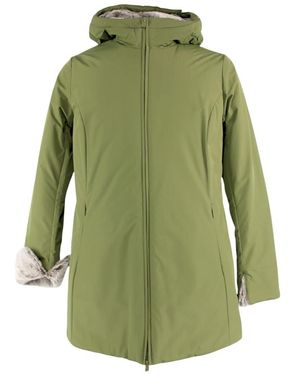 Suns Jassen ,Groen ,Polyester Marmolada Fur Parka