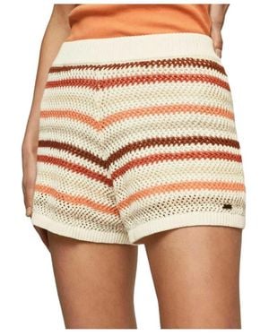 Pepe Jeans Short Shorts - Natural