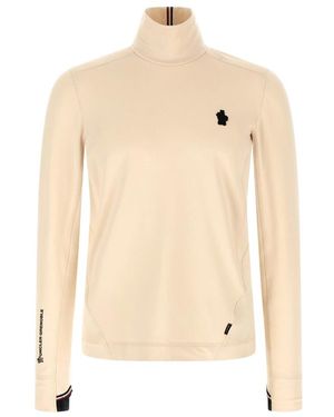 Moncler Polartec Rollkragenpullover - Natur