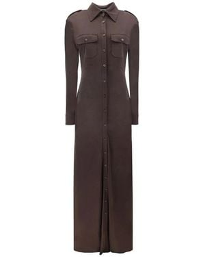 Tom Ford Shirt Dresses - Brown