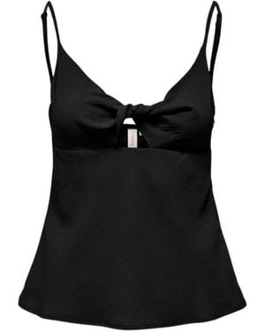 ONLY Sleeveless Tops - Black