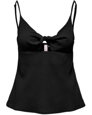 ONLY Sleeveless Tops - Black