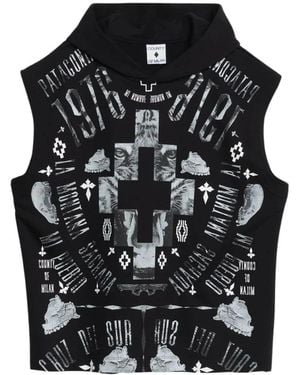Marcelo Burlon Sleeveless Tops - Black