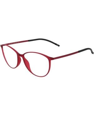 Silhouette Rote Urban Lite Fullrim Sonnenbrille - Braun