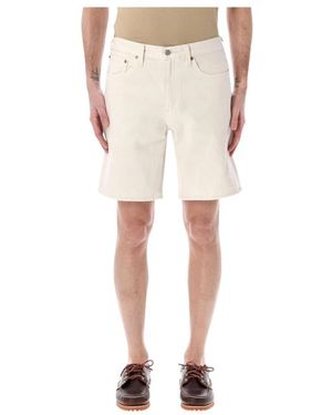 Levi's Korte Broeken ,Wit ,Denim 501 Straight Leg Denim Shorts - Naturel