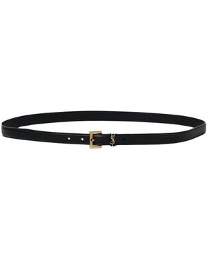 Saint Laurent Belts - Black