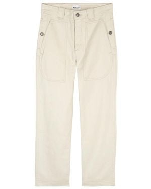 Isabel Marant Straight Trousers - Natural