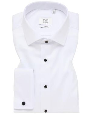 Eterna Luxury Twill Shirt - Weiß