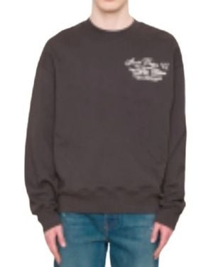 Amiri Katoenen Sweater - Grijs