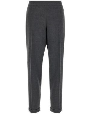 Alberto Biani Cropped Trousers - Gris