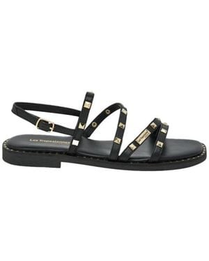 Les Tropeziennes Flat Sandals - Noir