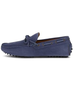BOGGI Wind Loafers Aus Wildleder - Blau