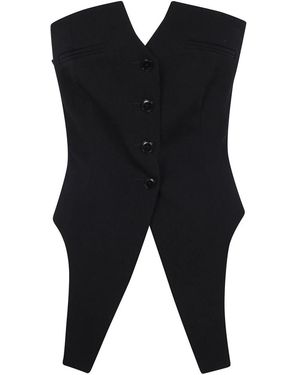Alexander Wang Deconstructed Vest - Schwarz