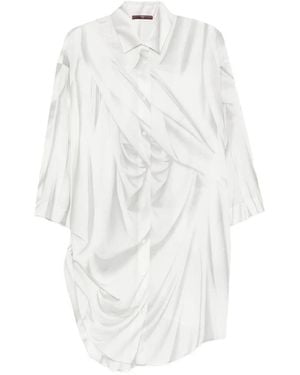 High Overhemden ,Wit ,Katoen Oversized Katoen Poplin Overhemd