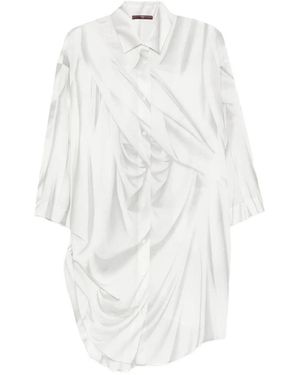 High Overhemden ,Wit ,Katoen Oversized Katoen Poplin Overhemd