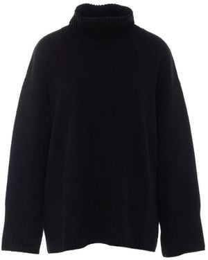 Pinko Hochgeschlossener Strickpullover - Schwarz