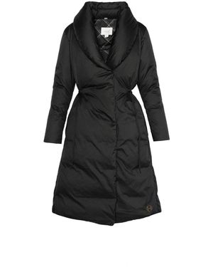 Hèst Jassen ,Zwart ,Polyester Zwarte Veda Jas Buitenkleding