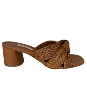Casadei Suncity Muilezel Met Hak - Bruin