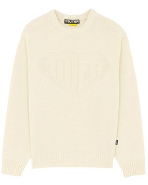 Iuter Links Logo Knit Sweater - Naturel