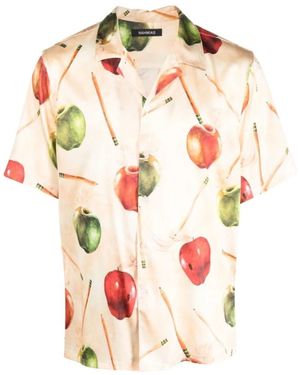 NAHMIAS Short Sleeve Shirts - Pink