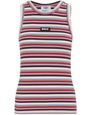 Ball Sleeveless Tops - Rosso