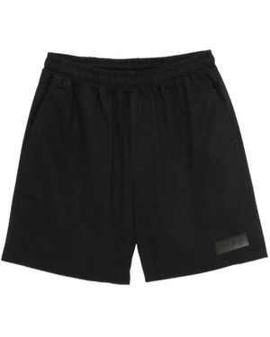 Low Brand Korte Broeken ,Zwart ,D 001 Bermuda C/Coulisse