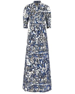 ALESSANDRO ENRIQUEZ Shirt Dresses - Azul