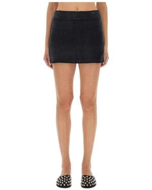 Alexander Wang Rokken ,Zwart ,Katoen Short Skirts - Blauw