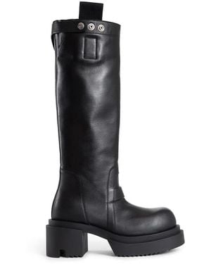 Rick Owens High Boots - Zwart
