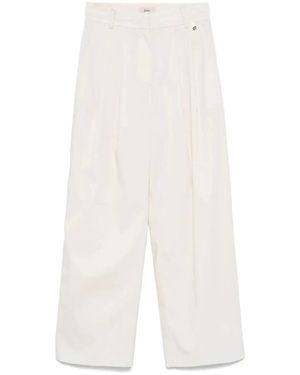 Herno Wide Pants - White