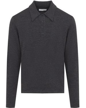 Lemaire Round-Neck Knitwear - Blue