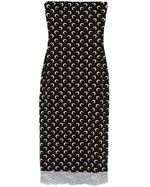 Marine Serre Midi Dresses - Noir