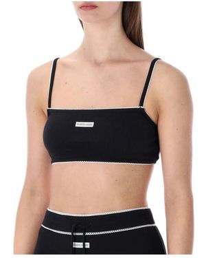 Marine Serre Sleeveless Tops - Black