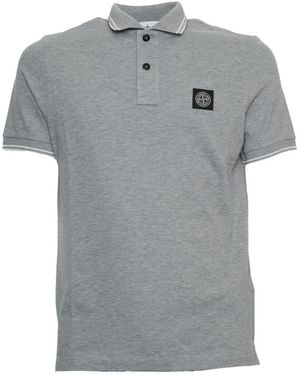 Stone Island Polo Shirts - Gray