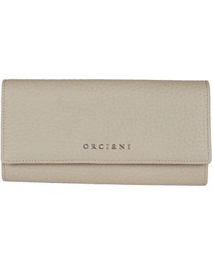 Orciani Weiche brieftasche - Natur