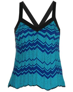Wales Bonner Sleeveless Tops - Azul