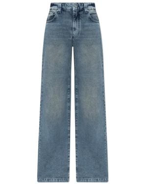 Emporio Armani Wide Jeans - Bleu