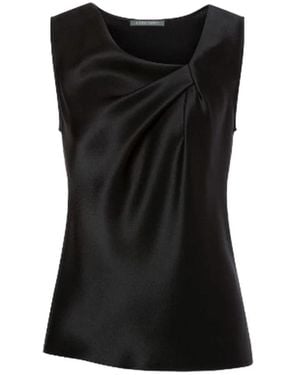 Alberta Ferretti Sleeveless Tops - Black
