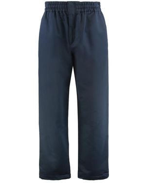 Bottega Veneta Elastische Broeken Met Wijde Pijpen - Blauw