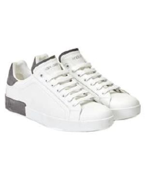 Dolce & Gabbana Weiße Sneakers Für Einen Stylischen Look - Mettallic