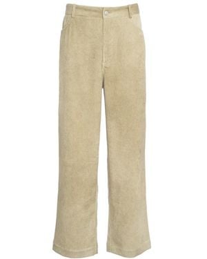 Roberto Collina Wide Trousers - Natural