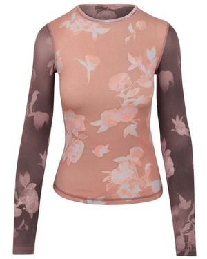 DIESEL Long Sleeve Tops - Rosa
