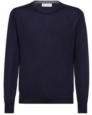 Brunello Cucinelli Cashmere Knitwear - Blu